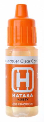 Satin Lacquer Clear Coat, 17 ml