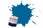 Acrylic paint is water soluble HUMBROL blue Baltic