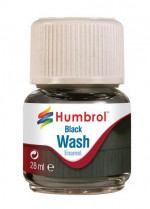 Wash enamel Humbrol: Black