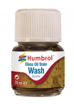 Wash enamel Humbrol: Oily steel