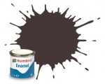 Alkyd enamel paint Humbrol, asphalt (Matt), 14 ml