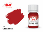 Acrylic paint ICM, Clear Red, 12ml
