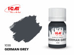 Acrylic paint ICM, German Grey 12ml
