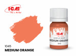 Acrylic paint ICM, Medium Orange, 12ml