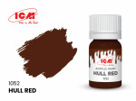 Acrylic paint ICM, Hull Red, 12ml