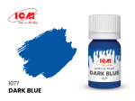 Acrylic paint ICM, Dark blue, 12ml