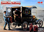 Gasoline delivery, Model T 1912 Delivery Car with American Gasoline Loaders