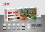 Set of paints for OV-10A Bronco (and other Vietnam aircraft), 6 pcs