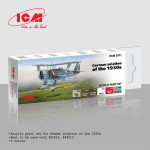 Acrylic paint set for German aviation of the 1930s