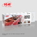 Acrylic paint set for Vehicle interiors 1930-1940