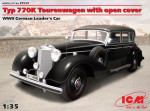 Typ 770K Tourenwagen with open cover, WWII German Leader's car