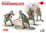 French Infantry 1916, (4 figures)