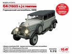 WWII German staff car G4,1935 production (snap fit)