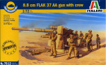 8.8 cm Flack 37 AA gun with crew