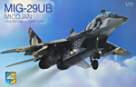 MiG-29 UB Soviet training battle fighter