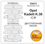 Mask for Opel Cadet K.38 (Double sided) (ICM)