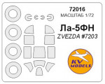 Mask for La-5FN and wheels masks (Zvezda)