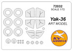 Mask for Yak-36 and wheels masks (Art Model)