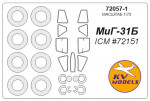 Mask for MiG-31and wheel masks (ICM)