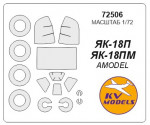 Mask for Yak-18PM and wheels masks (Amodel)