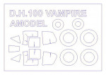 Mask for DH.100 Vampire and wheels masks (Amodel)