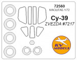 Mask for Su-39 and wheels masks (Zvezda)