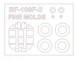 Mask for Bf-109 F-2 and wheels masks (Fine Molds)