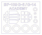 Mask for Bf-109 G-6 / G-14 and wheels masks (Academy)