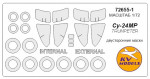 Mask for Su-24MR (Double sided) + wheels, Trumpeter kit