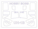 Mask for UH-1B (Hobby Boss)