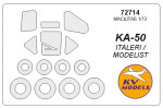 Mask for Kamov Ka-50 and wheels masks (Italeri)