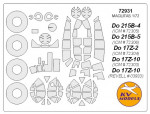 Mask for Do-17Z-2/ Do-17Z-10 + wheels, ICM kit