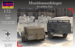 German Ammunition trailer for 3,7 cm aa gun