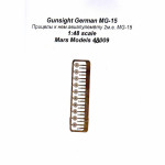 Photoetched set Gunsight German MG-15