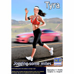 Jogging some miles. Tyra.
