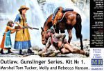 Outlaw. Gunslinger series. Kit No. 1. "Marshal Tom Tucker, Molly and Rebecca Hanson"