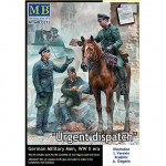 Urgent Dispatch. German Military Men, WWII era