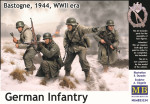 German Infantry. Bastogne, 1944, WWII