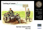 WWII German motorcyclists, 1940-1943