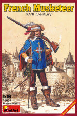 French musketeer, XVII century
