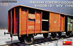 Railway Covered Goods Wagon 18t “NTV” Type