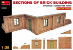 Sections of Brick Building. Module design.