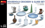 Household crockery ang glass set