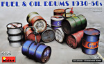 Fuel & oil drums 1930-50s