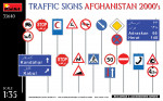 Traffic signs. Afghanistan 2000's