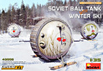 Soviet Ball Tank with Winter Ski. Interior Kit