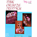 Embroidery kit "Triptych Pink Orchids"
