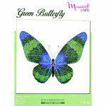 Embroidery kit "Green Butterfly"