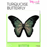 Embroidery kit "Turquoise Butterfly"