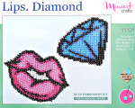 Embroidery kit "Lips. Diamond"